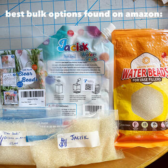 best bulk water bead options found on amazon